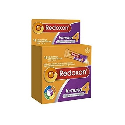 

Redoxon Inmuno 4 со вкусом апельсина, 14 пакетиков