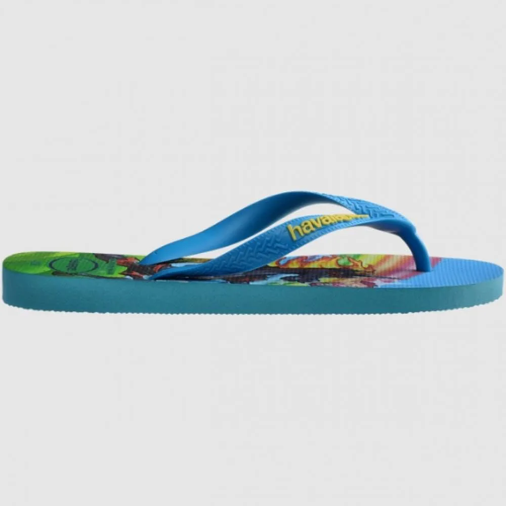 Мужские шлепанцы Havaianas с ремешком между пальцев, синий — фото 2