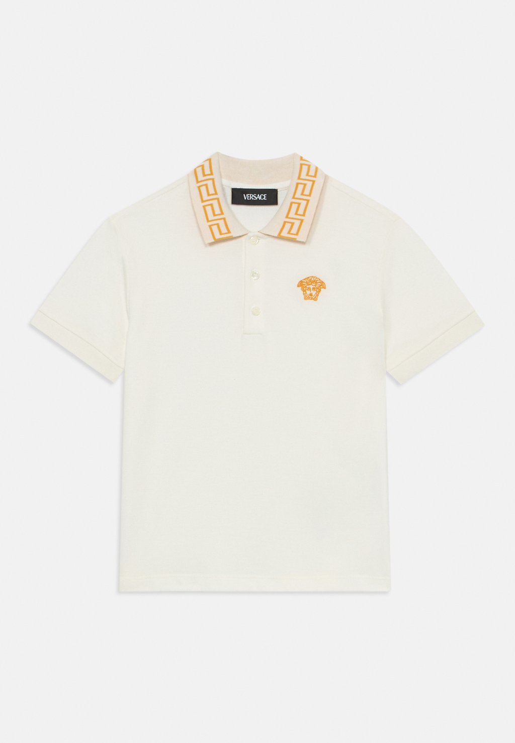 

Поло GRECA OUTLINE MEDUSA EMBROIDERY UNISEX Versace, белый