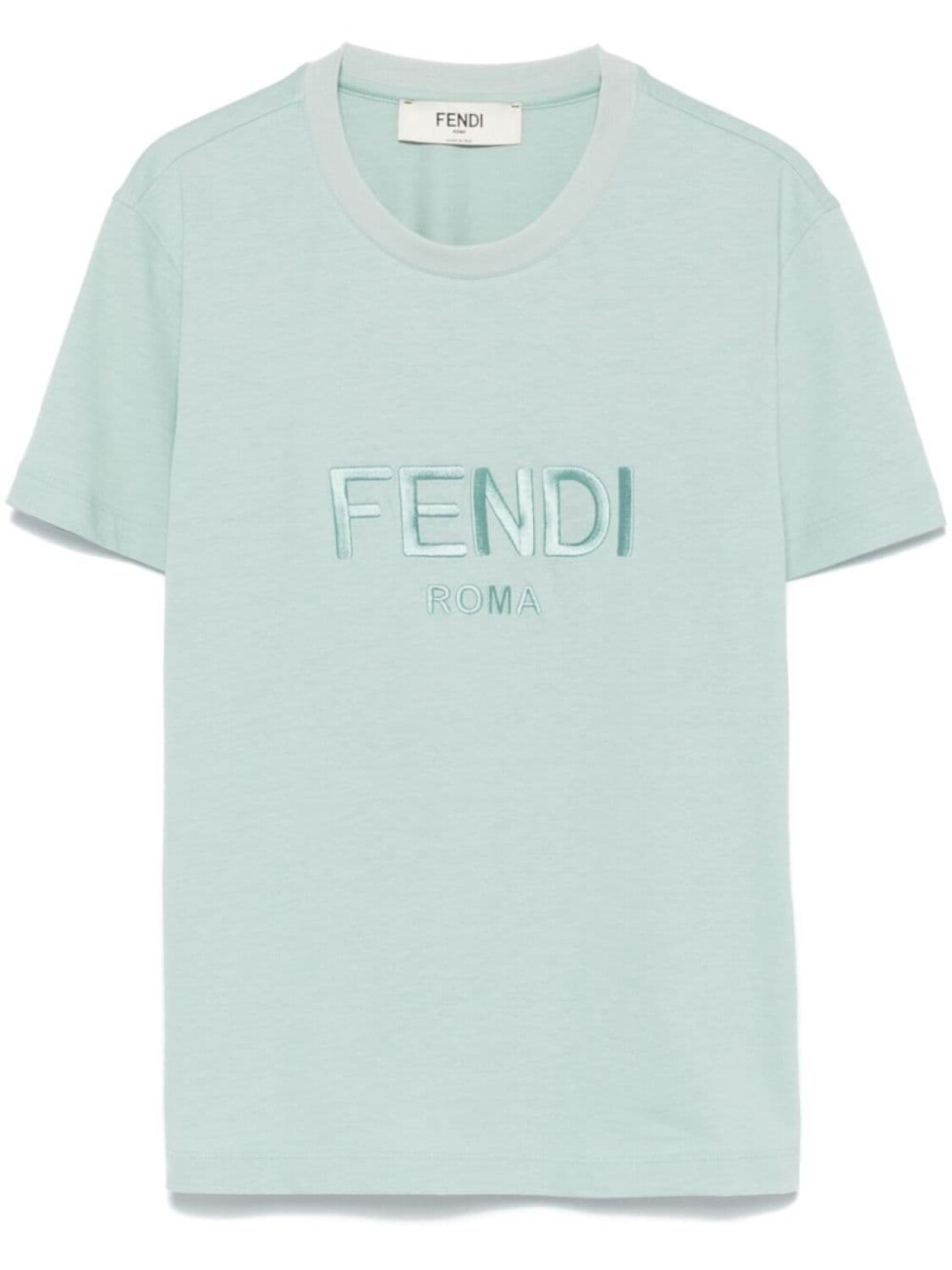 

Хлопковая футболка FENDI, синий