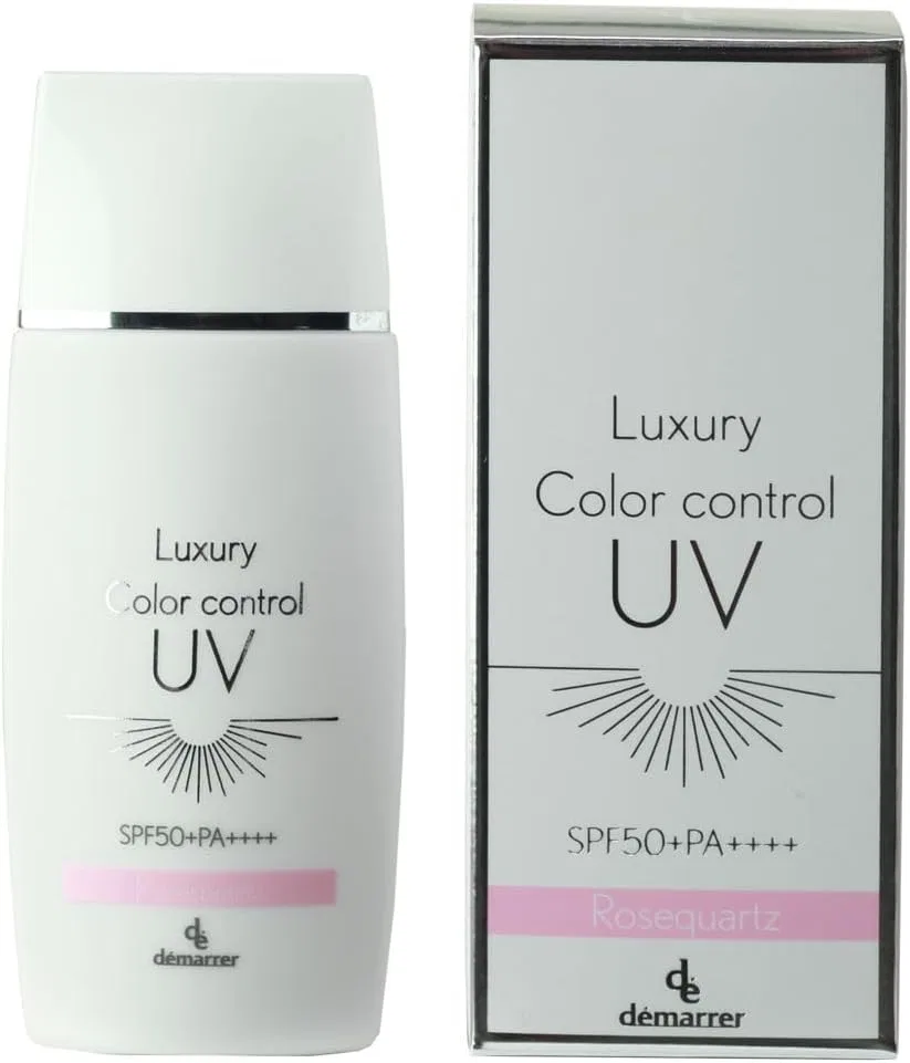 Солнцезащитный крем для лица Demare Luxury Color Control UV 50ml розовый SPF50+ PA++++