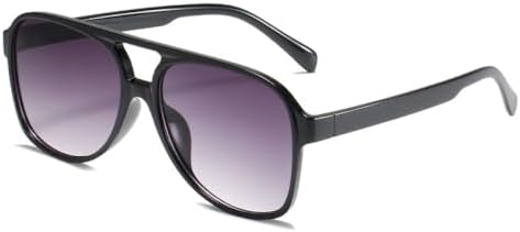 

Тенденции 2027 года: Солнцезащитные очки для женщин в винтажном стиле с двойной перемычкой, женские большие очки коричневого цвета, солнцезащитные очки MTZJH, Gradient Gray