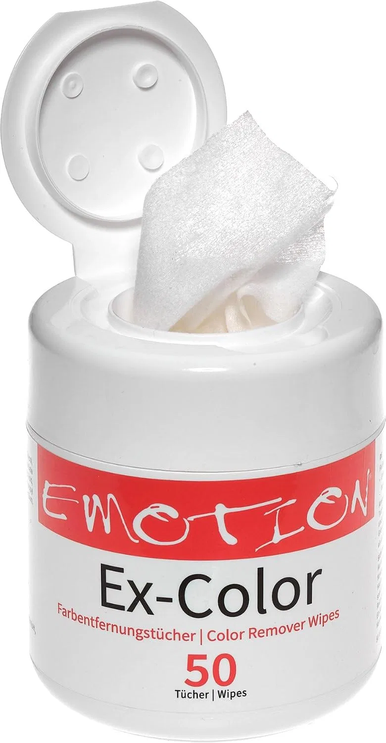 Салфетки Efalock Emotion Ex-Colour для удаления краски с кожи ‎Efalock