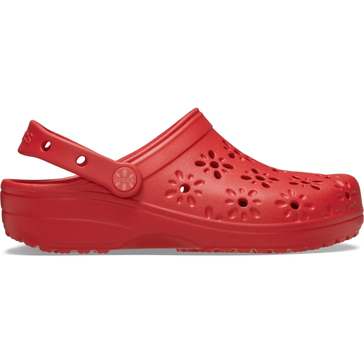 

Унисекс Классические цветочные вырезанные сабо U Crocs Clogs, красный