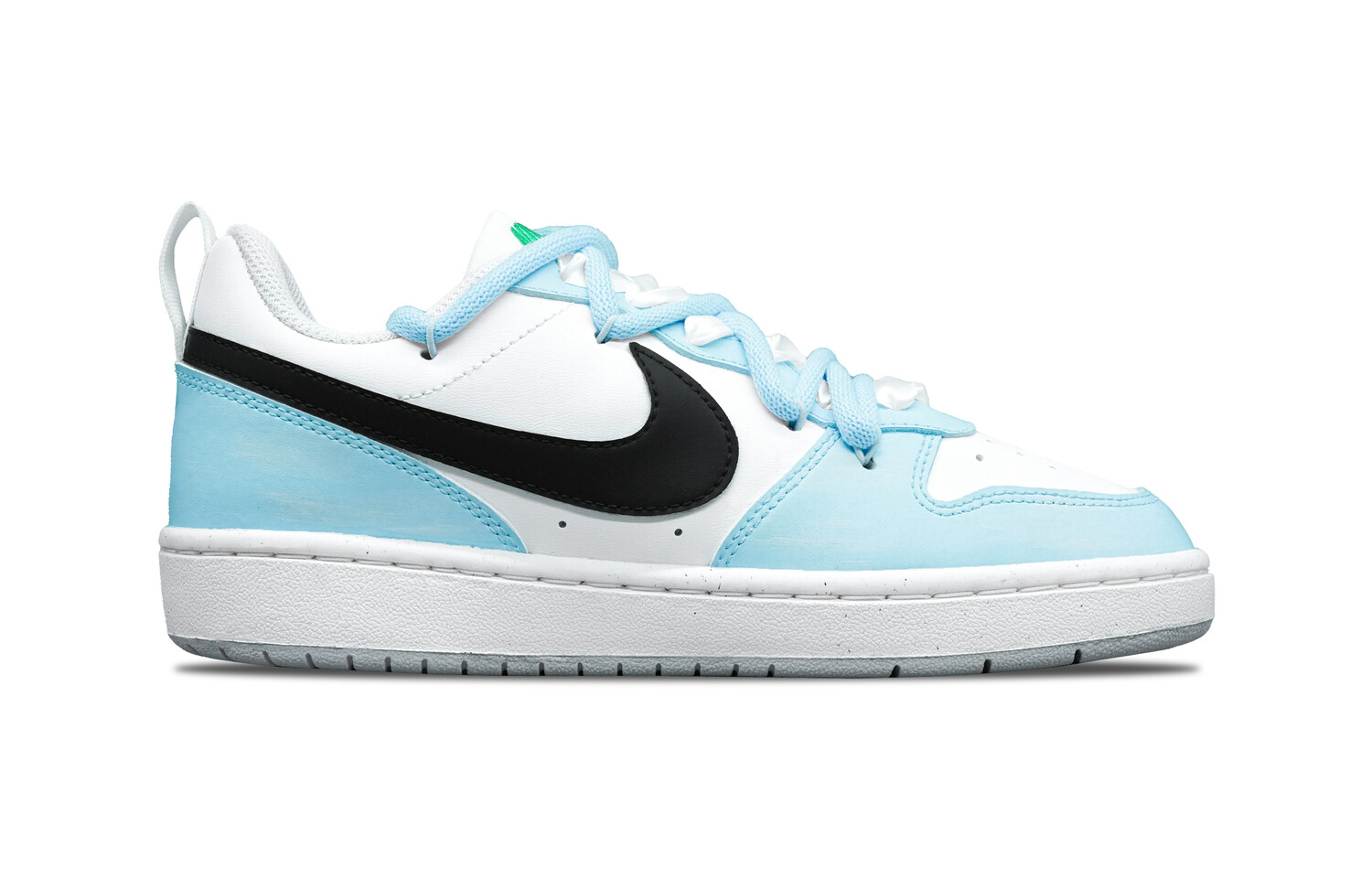

Кроссовки Nike Court Borough Skateboard Shoes Women's Low-Top White, Синий, Кроссовки Nike Court Borough Skateboard Shoes Women's Low-Top White