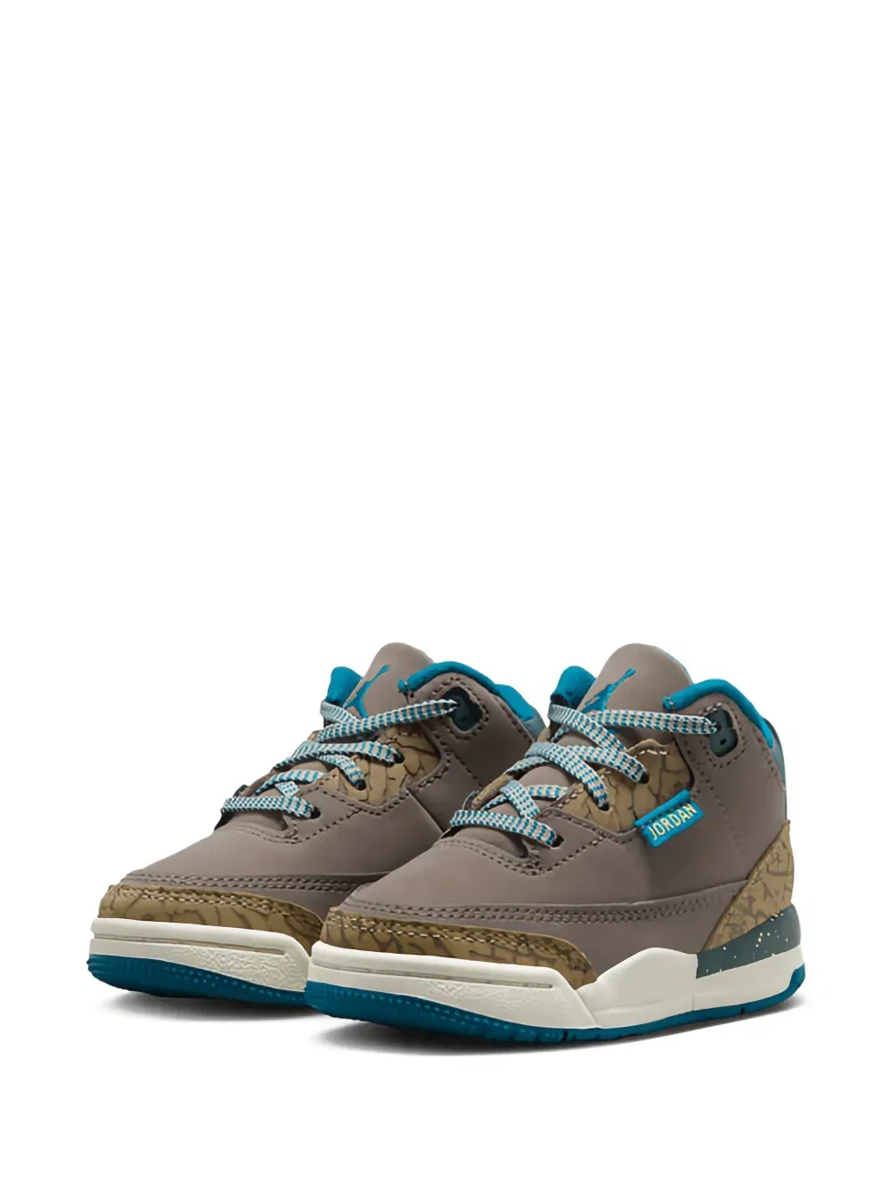 Кроссовки Air Jordan 3 Jordan Kids, коричневый