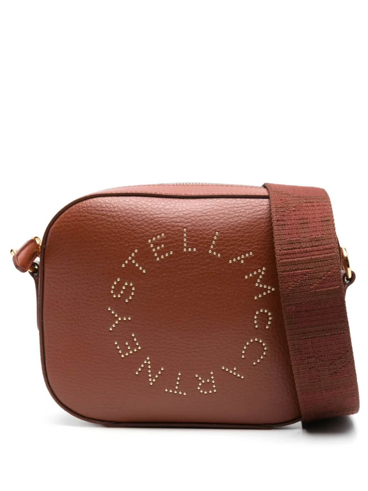 

Stella McCartney сумка через плечо с логотипом, коричневый