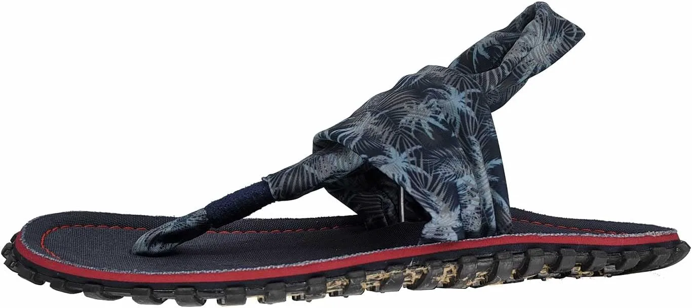 Женские вьетнамки Gumbies Slingback с супер мягкой перемычкой между пальцами и прочной подошвой из переработанной резины - гарантия комфорта, темно-синий — фото 4
