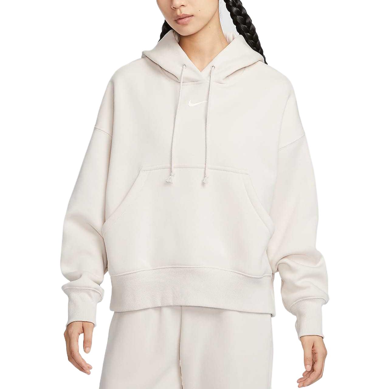 

Nike Спортивный свитшот Sportswear Phoenix Fleece для женщин, цвет Sail White