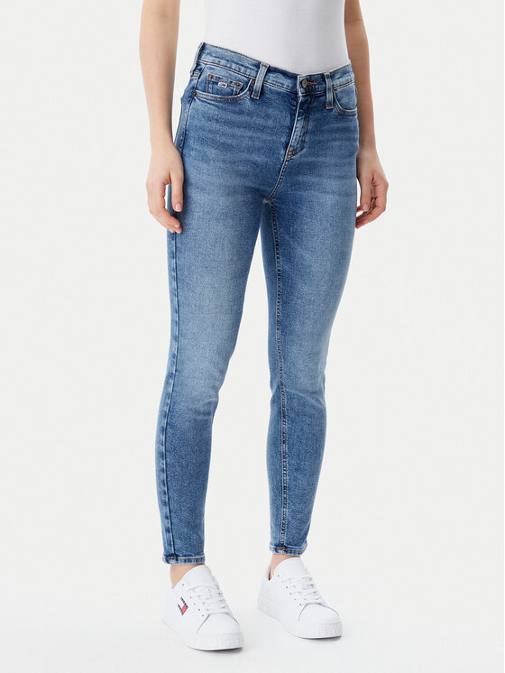 

Обтягивающие джинсы Nora DW0DW20652 Tommy Jeans, синий