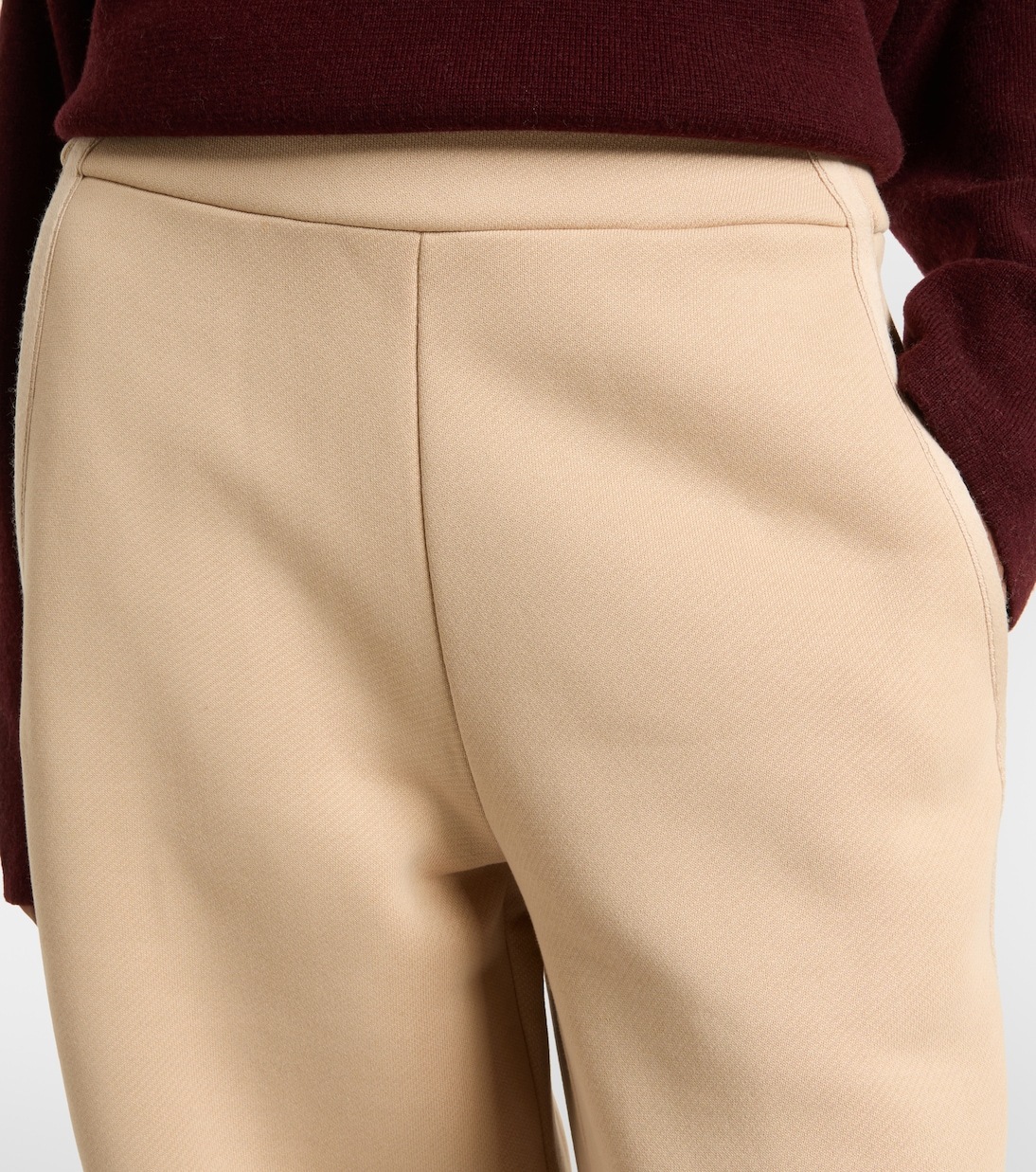 Широкие брюки Ifrem из хлопка с высокой талией Max Mara, Orzo — фото 4