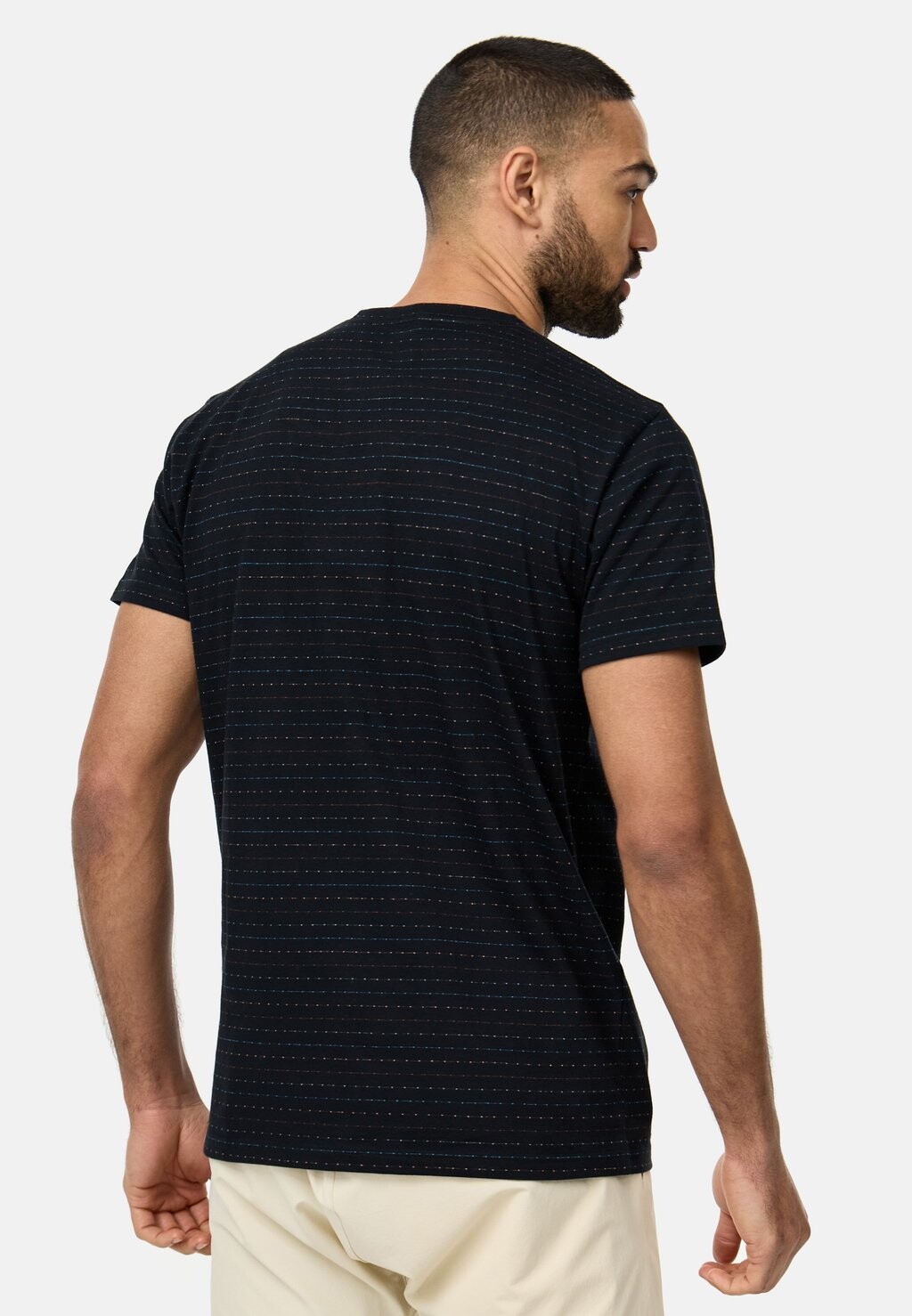 

Футболка с принтом INDICODE JEANS, черная