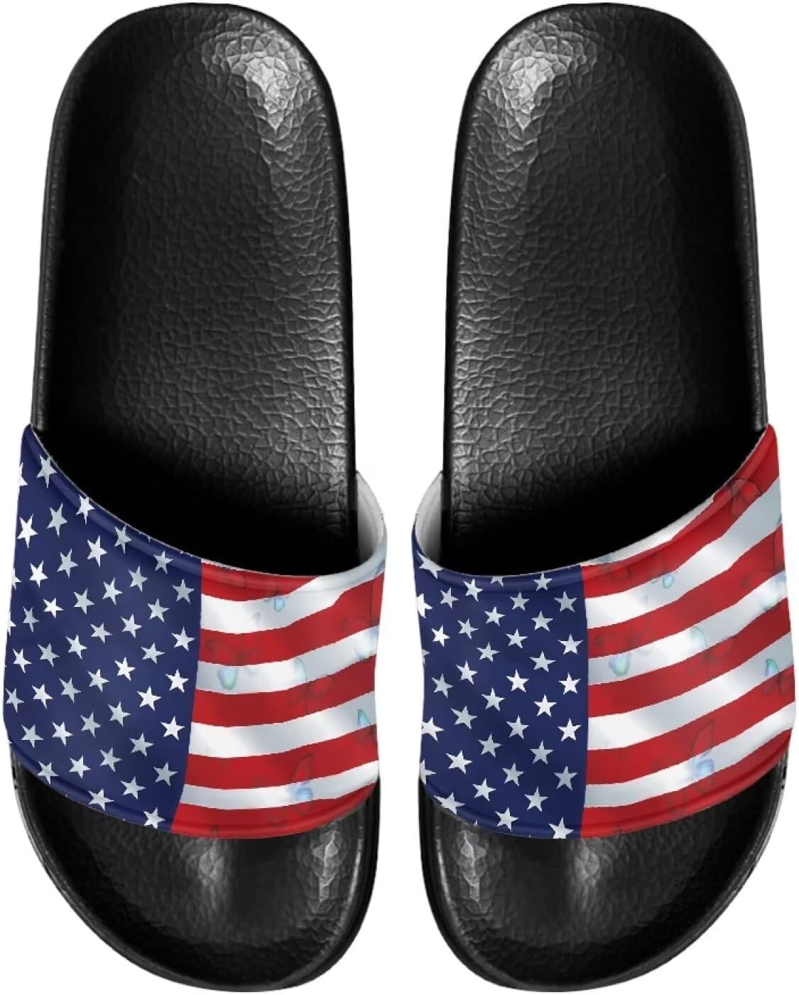 

Женские сандалии JUDENTIDOS с необычным дизайном, сандалии с мягкой подошвой, открытым носком, противоскользящие, на одной полоске, American Flag