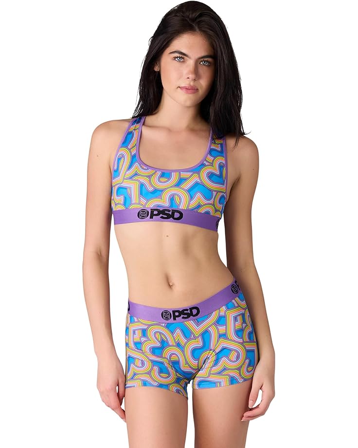 

Женский спортивный бра PSD Heart Attacks, Multicolor