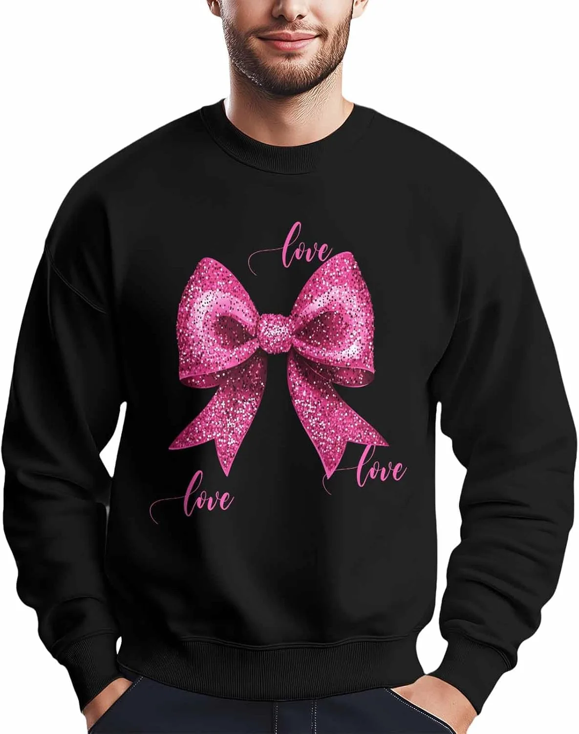 

Bemigo свитшот мужской oversize с принтом bow love