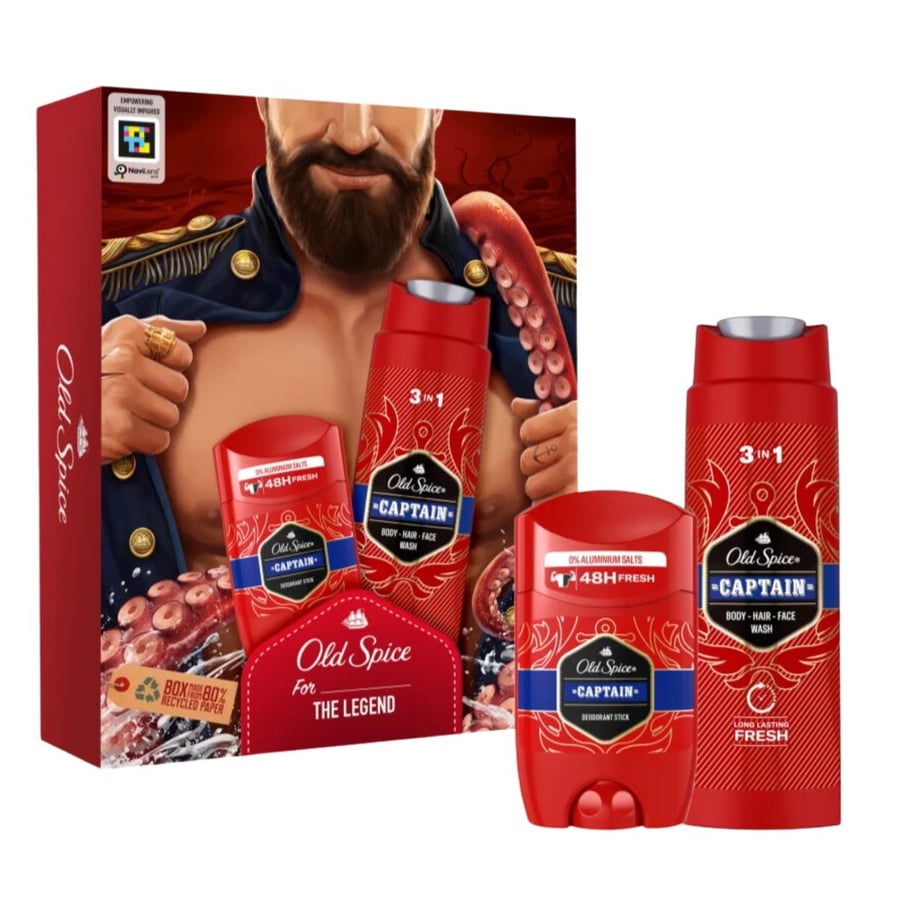 

Old Spice Captain Набор из 2 дезодорантов 50 мл Гель для душа 250 мл