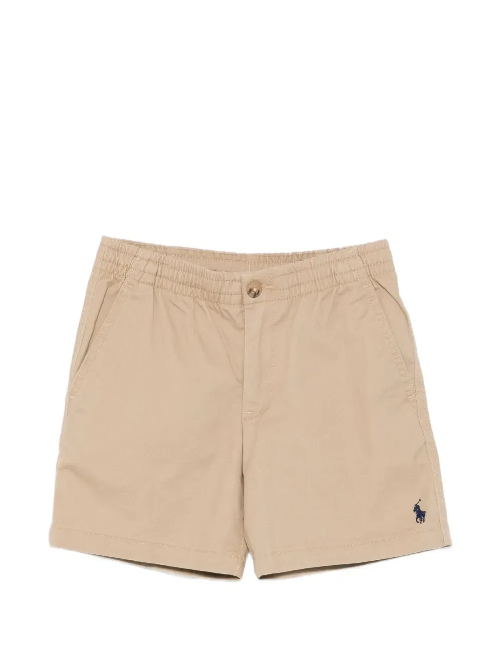 Шорты с логотипом Polo Ralph Lauren Kids, бежевый