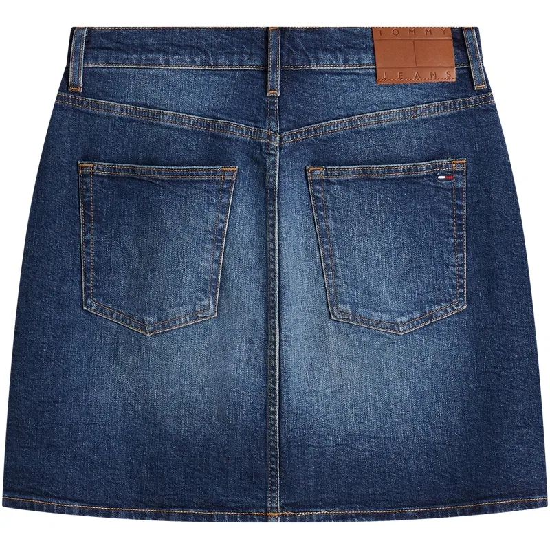 Джинсовая мини-юбка Women's Tommy Hilfiger, Denim Blue 1BK — фото 3