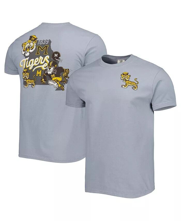 

Мужская графитовая футболка Missouri Tigers Vault State Comfort Image One
