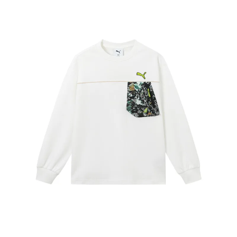 Футболка для детей Crew Neck Moderate PUMA, raw белый 10101