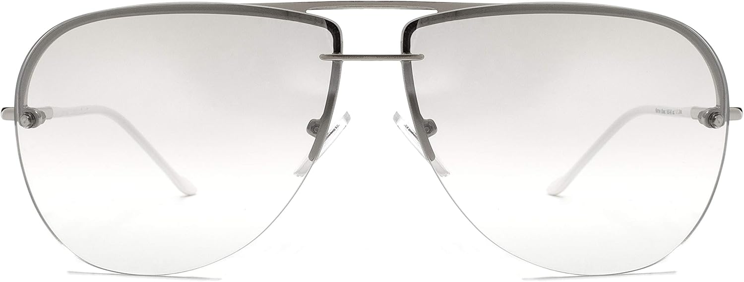 

Солнцезащитные очки-авиаторы NYS Collection для женщин и мужчин, средняя посадка, тонкая металлическая оправа, градиентные зеркальные линзы со 100% защитой от УФ-излучения, Clear