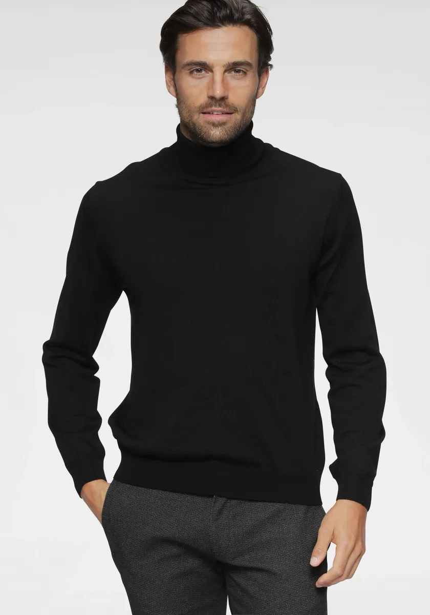 

Свитер с высоким воротником OLYMP "OLYMP Knit Casual", Knit Business, черный