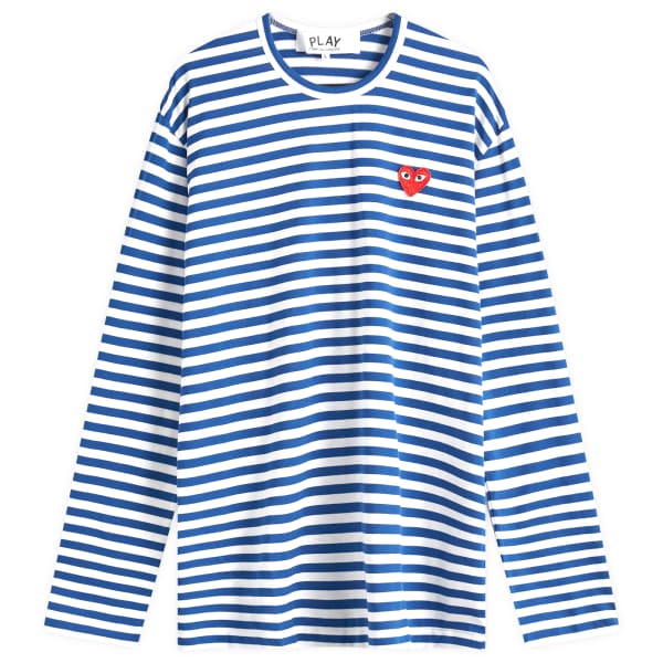

Футболка с длинными рукавами и логотипом в виде сердца Comme Des Garçons Play, мультиколор