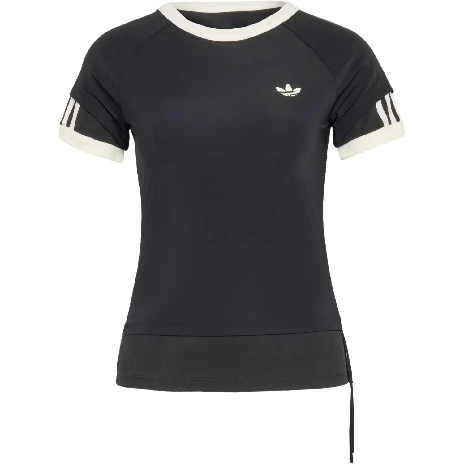 Футболка three stripe logo Adidas Originals, Black/Black