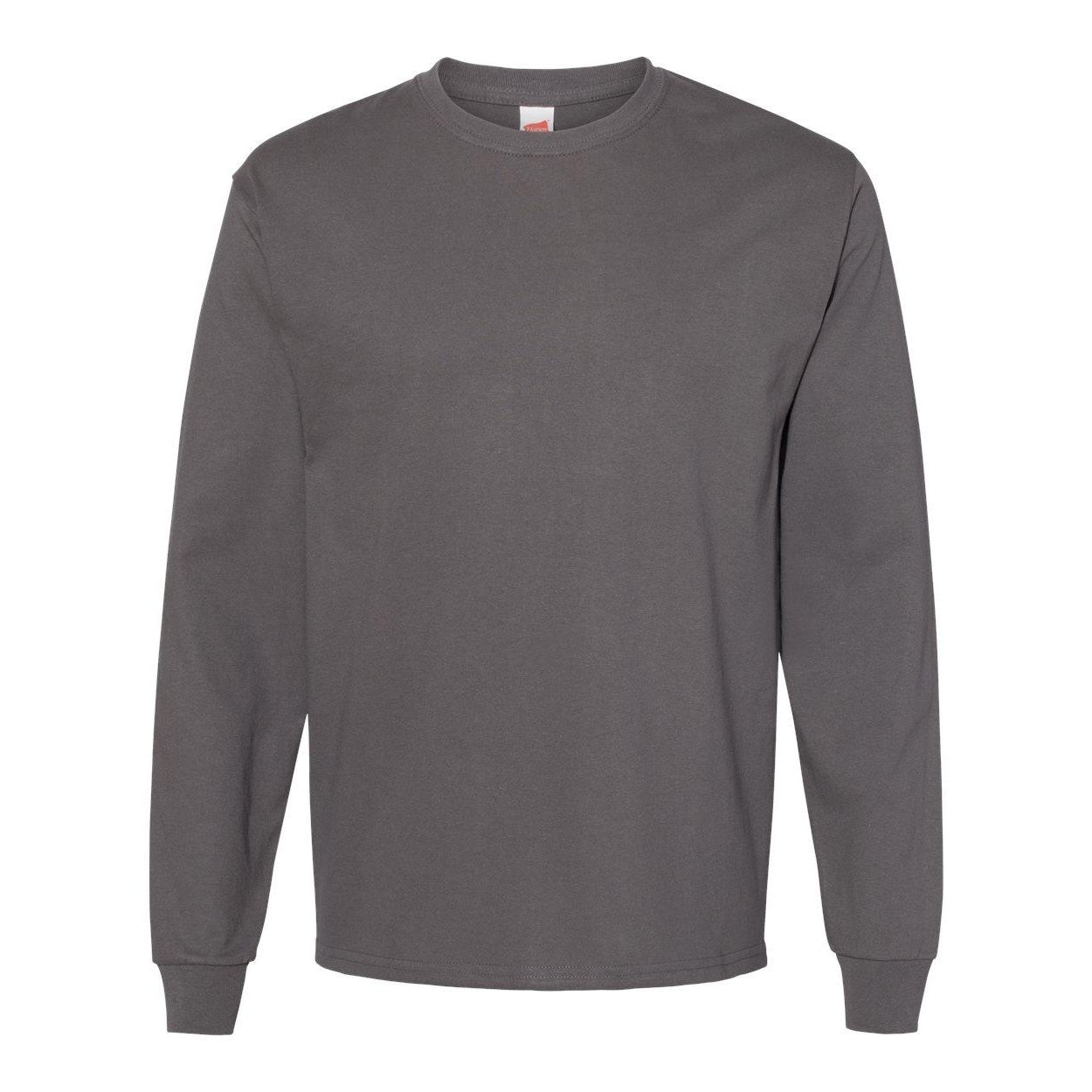 

Футболка Hanes Essential-T с длинным рукавом, серый