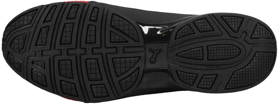 Мужские кроссовки PUMA Axelion двухцветные, красный/черный — фото 4