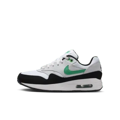 

Кроссовки Nike Air Max 1, цвет White/Pure Platinum/Black/Stadium Green