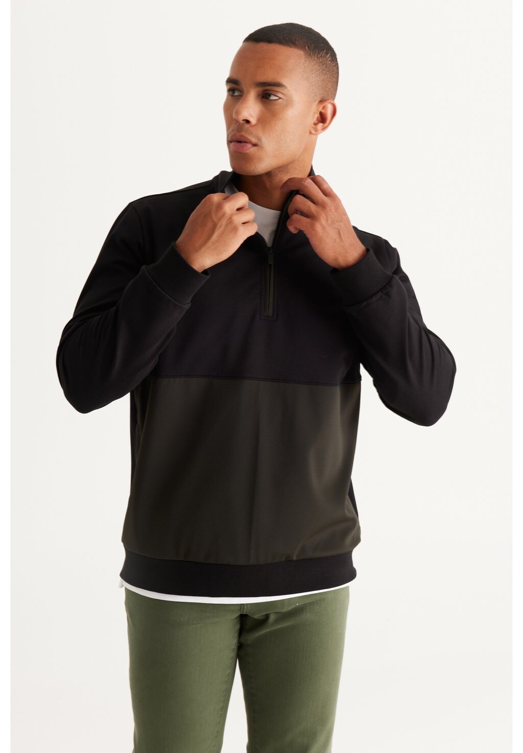 

Толстовка BATO COLLAR AC&CO / ALTINYILDIZ CLASSICS, черный