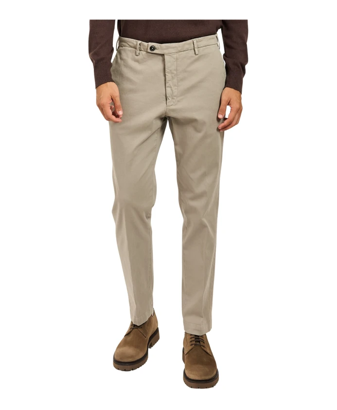 

Элегантные мужские брюки с регулируемым поясом. Michael Coal, бежевый