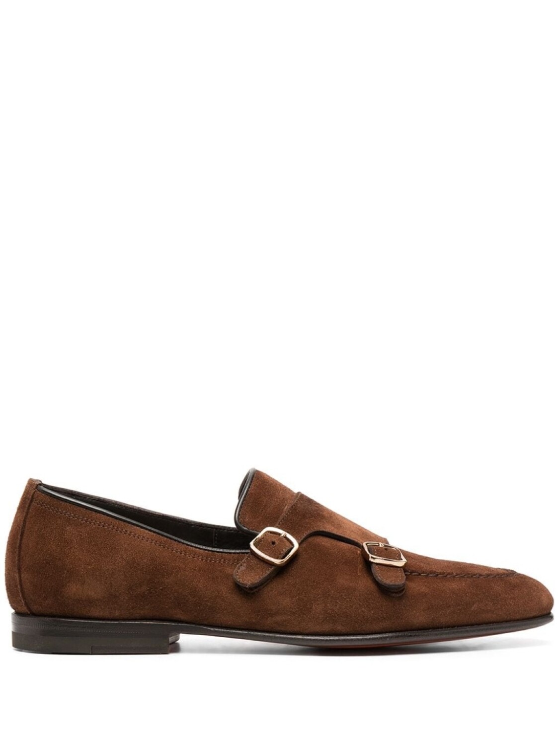 

Santoni туфли монки, коричневый