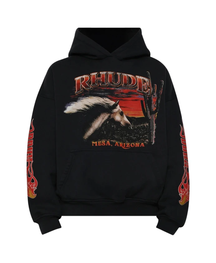 

Толстовка с капюшоном Rhude, черный