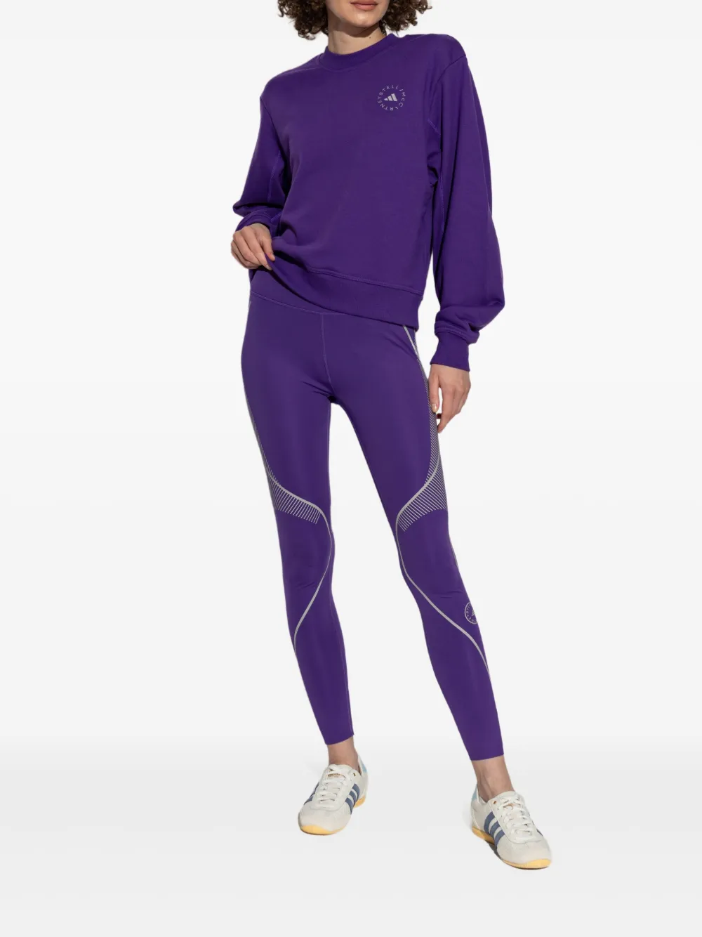 Толстовка с логотипом adidas by Stella McCartney, фиолетовый — фото 2
