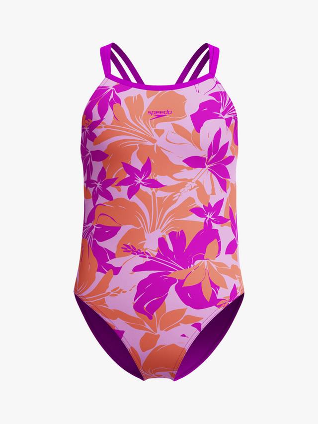 

Детский купальник с тонкими бретелями и принтом Speedo, Diva