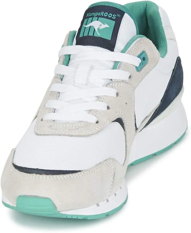 Кроссовки KangaROOS Coil R2 унисекс для взрослых, Multicoloured White Emerald 083 — фото 4