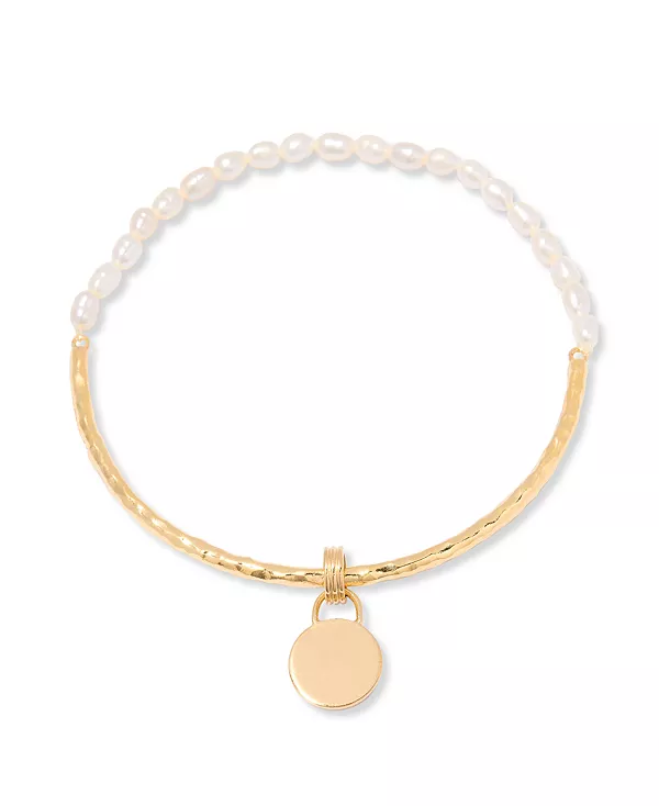 

Браслет Мэдди из искусственного жемчуга Brook & York, gold