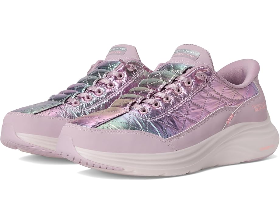 Кроссовки SKECHERS Contour Foam - Cozy Fit Shining Pearl Hands Free Slip-Ins, цвет Lavender Multi