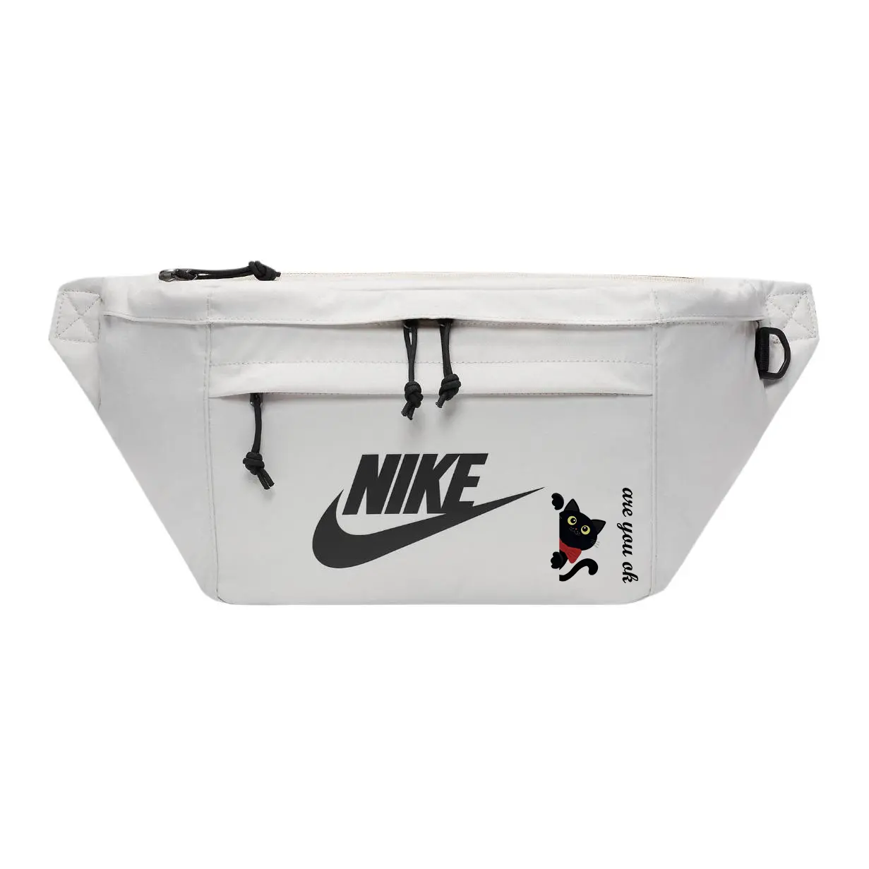 

Nike Тканевая поясная сумка через плечо унисекс светло-бежевая, How are you