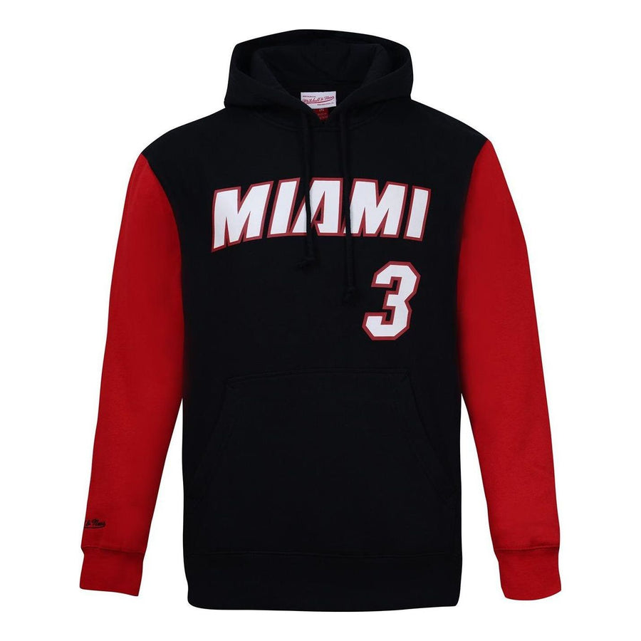 

Худи Mitchell & Ness x NBA Miami Heat 2006 Fleece Hoodie 'Dwyane Wade 3 ', черный
