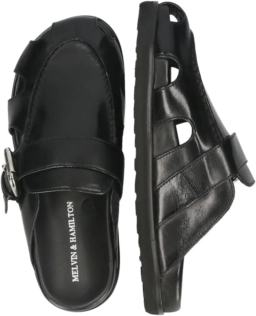Мюли Melvin & Hamilton Robert 39 Men's Mules, Black — фото 2