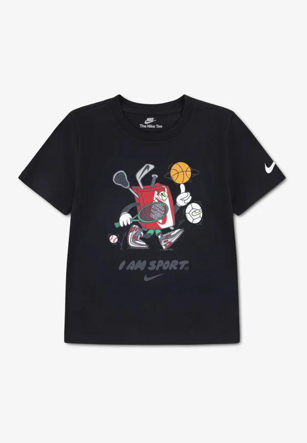 Футболка свободного кроя с графическим принтом Nike Sportswear, Black