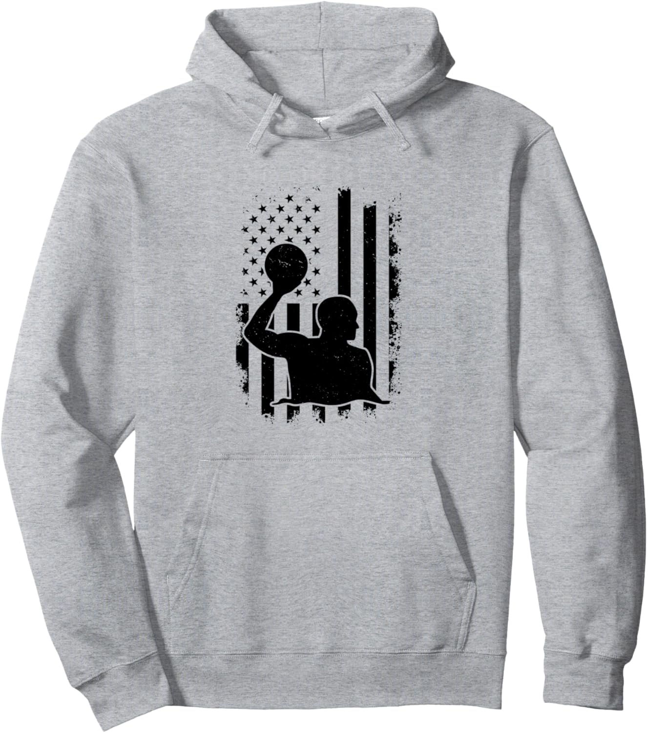 

Худи игрока в водное поло Water Polo Game Waterpolo Player, серый