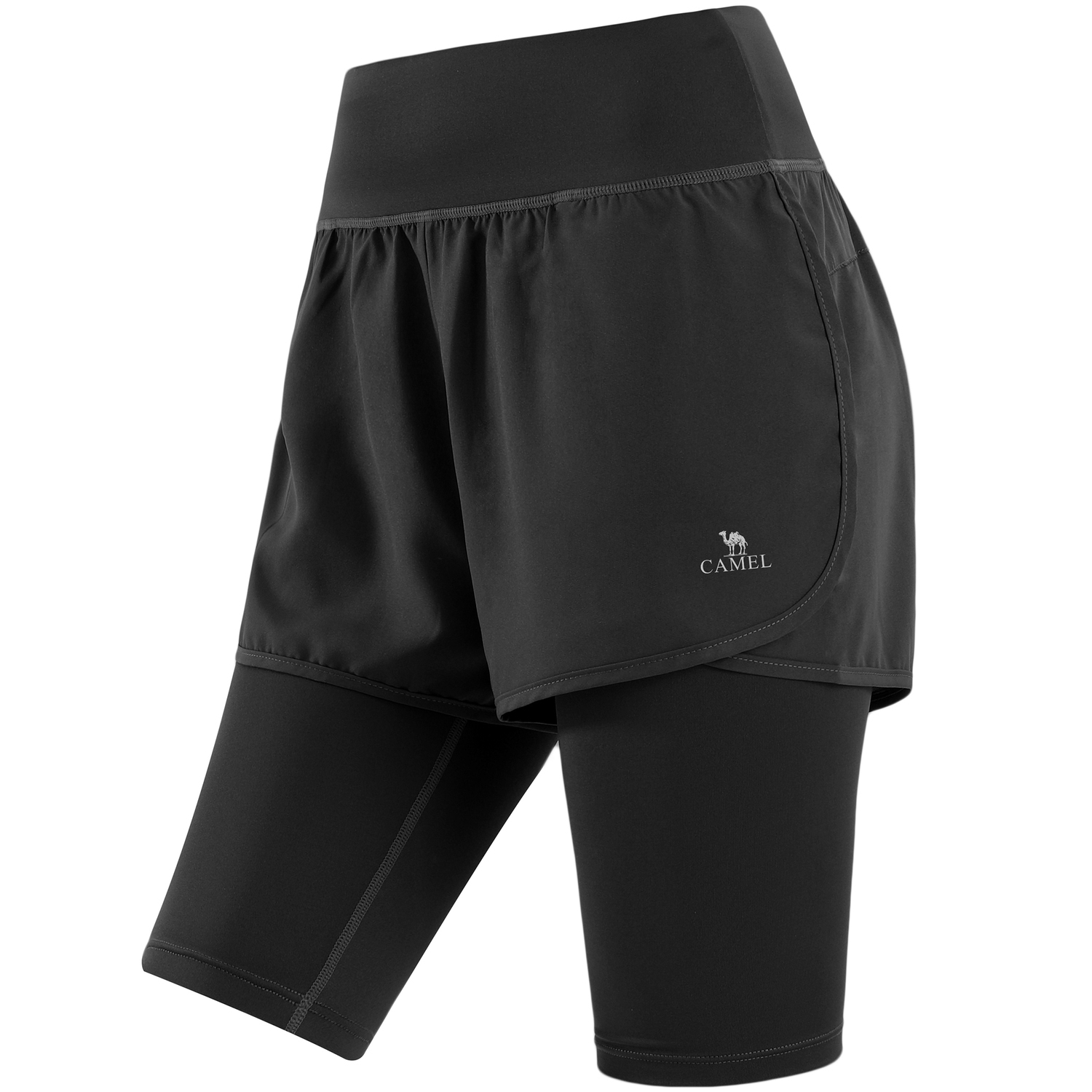 

Женские спортивные шорты CAMEL, цвет Phantom Black