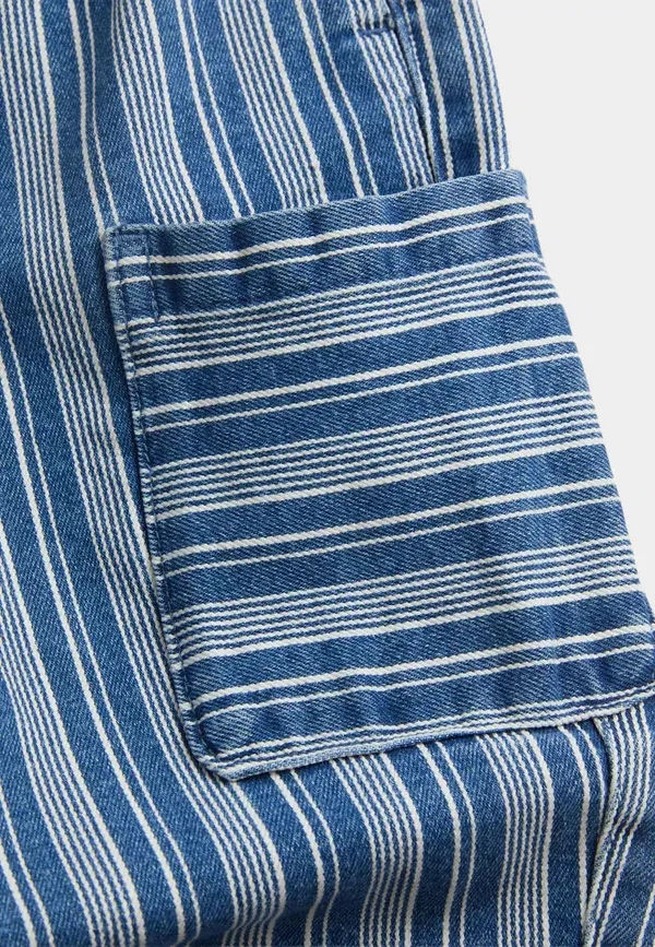 Джинсы свободного кроя Barrel leg Marks & Spencer, деним — фото 3