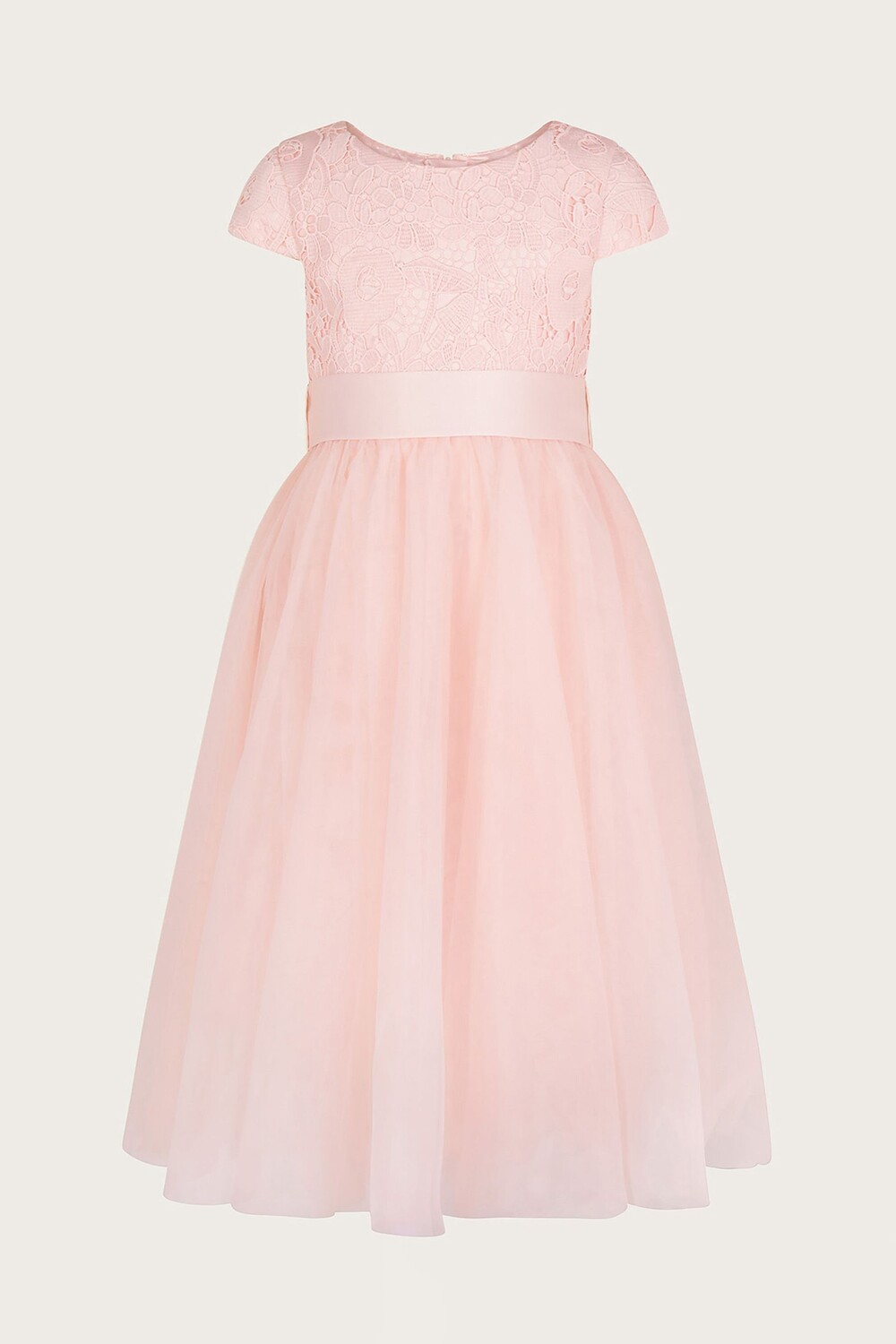 

Розовое кружевное платье макси Alice Monsoon, розовый