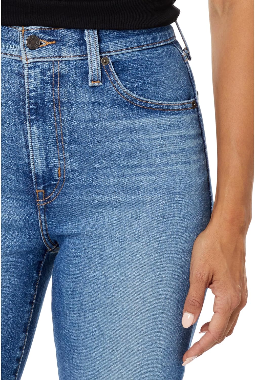 Женские джинсы Levi's Mom с высокой талией, Eco Ocean Lab, 29, Medium Indigo Worn In — фото 4