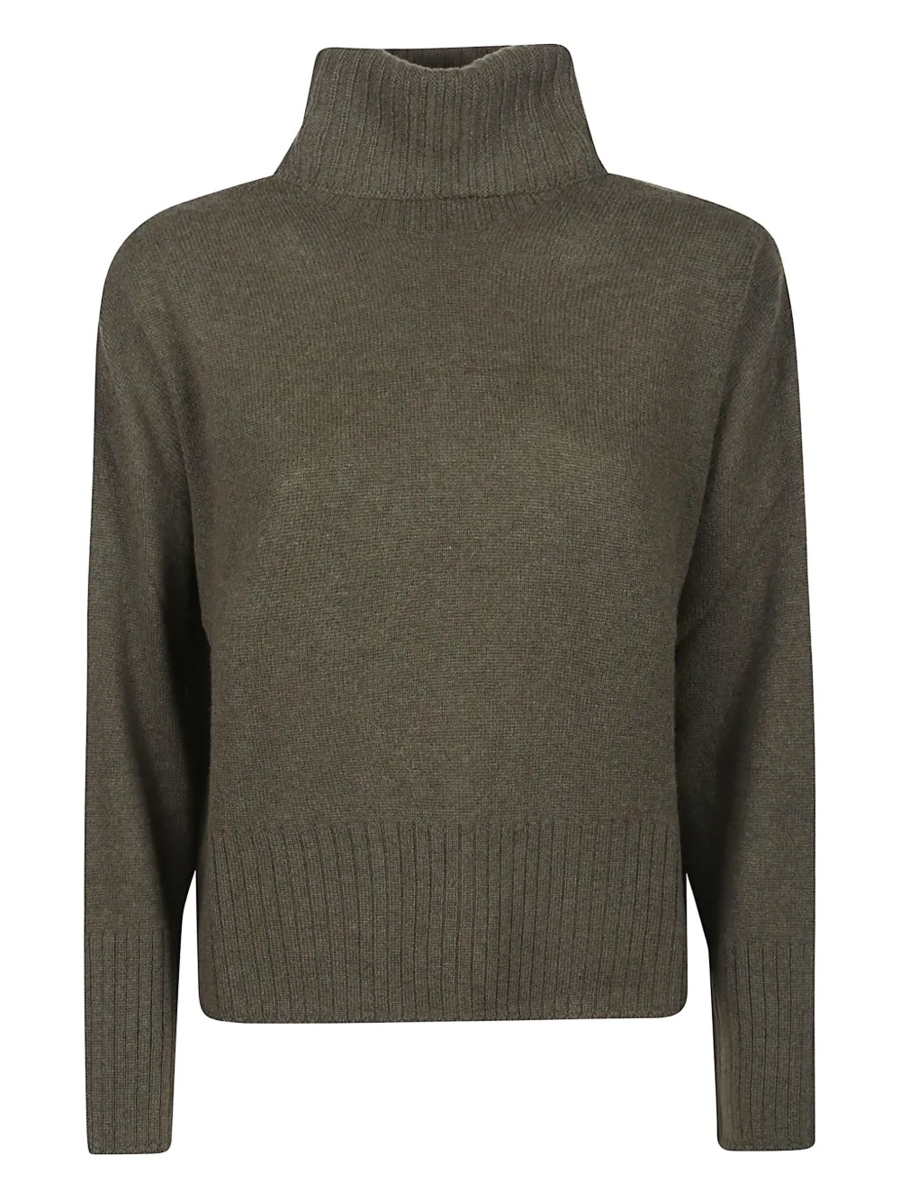 

Кашемировый свитер с воротником-стойкой Aragona, зеленый